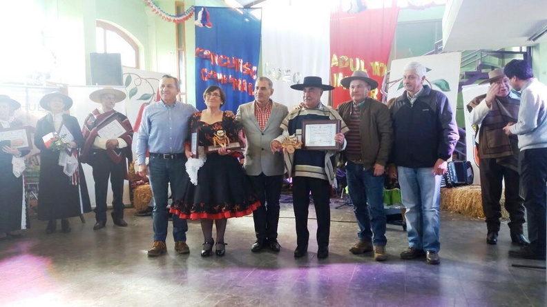 Pareja finalista del Concurso Comunal de Cueca del Adulto Mayor viajo a competir a la comuna de El Carmen 29-08-2016 (1)