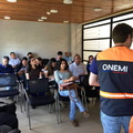 Funcionarios de la ONEMI efectúan charlas en Pinto sobre el simulacro por el Complejo Volcánico Nevados de Chillán 08-11-2018 (7)