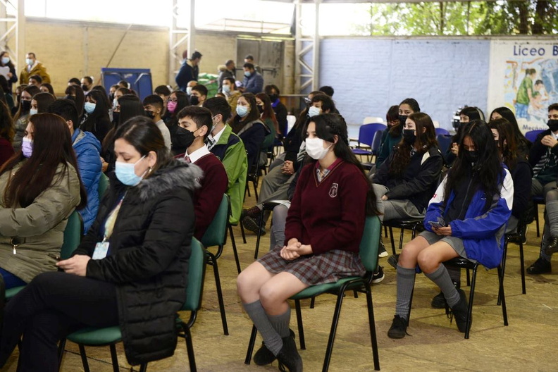 Aniversario de Carabineros de Chile fue realizado en el Liceo Bicentenario José Manuel Pinto Arias 02-05-2022 (13)