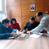 Alcalde Marcelo Ojeda Cárcamo sostuvo reunión con el comité de vivienda del Rosal Bajo