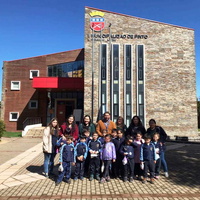 Municipio recibió a los niños y niñas del establecimiento educacional Juan Jorge