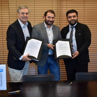 Firma de convenio de apoyo entre municipios de Pinto y Lo Barnechea